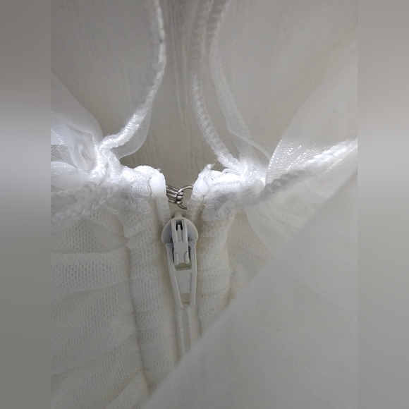 Fashion Nova - Ruffle Mami Mesh Mini Dress - Picture 9 of 9